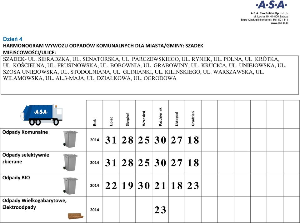 UNIEJOWSKA, UL. SZOSA UNIEJOWSKA, UL. STODOLNIANA, UL. GLINIANKI, UL. KILIŃSKIEGO, UL.