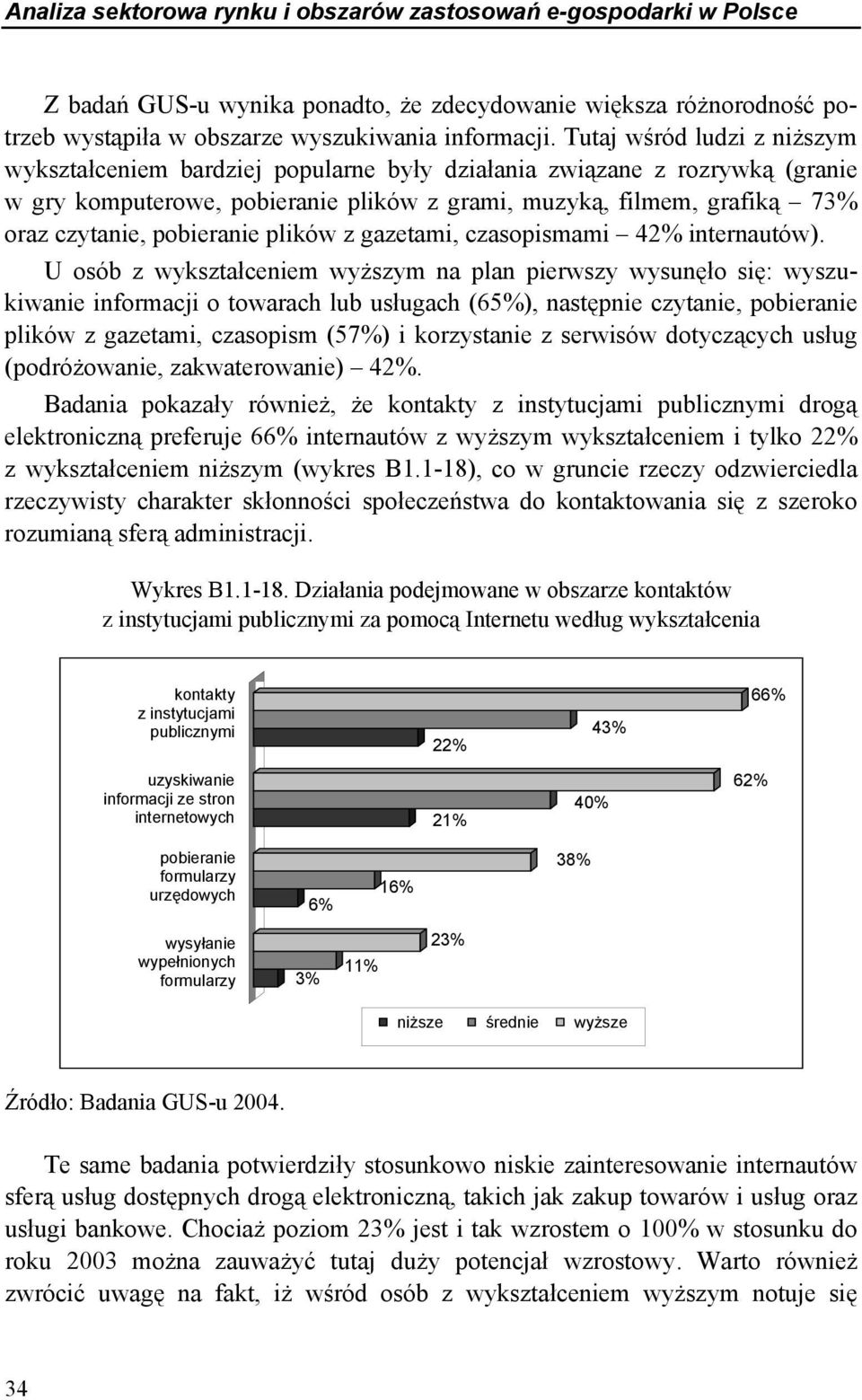 pobieranie plików z gazetami, czasopismami 42% internautów).