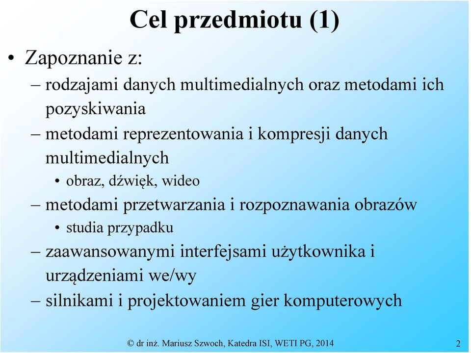 przetwarzania i rozpoznawania obrazów studia przypadku zaawansowanymi interfejsami użytkownika i