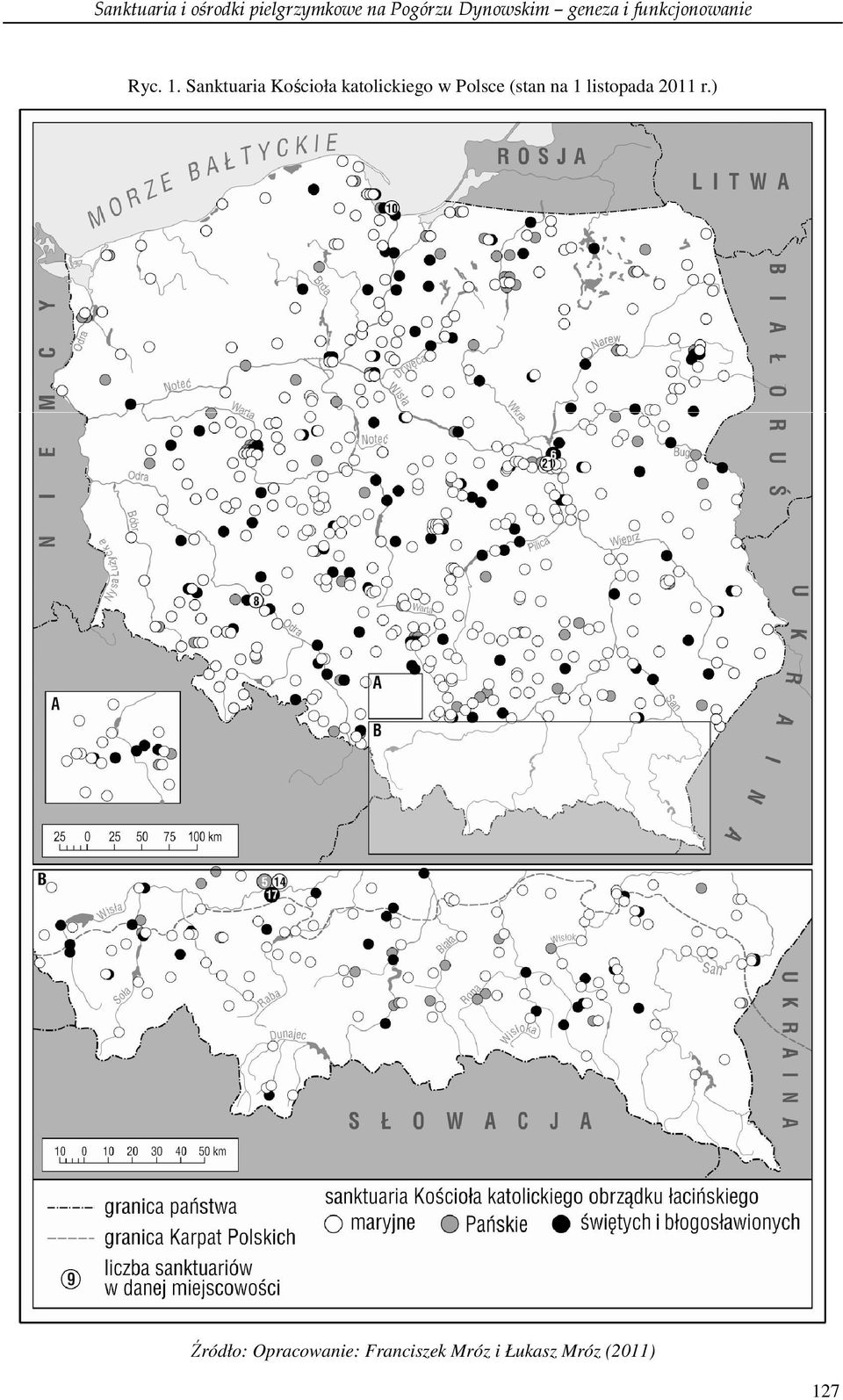 Sanktuaria Kościoła katolickiego w Polsce (stan na 1