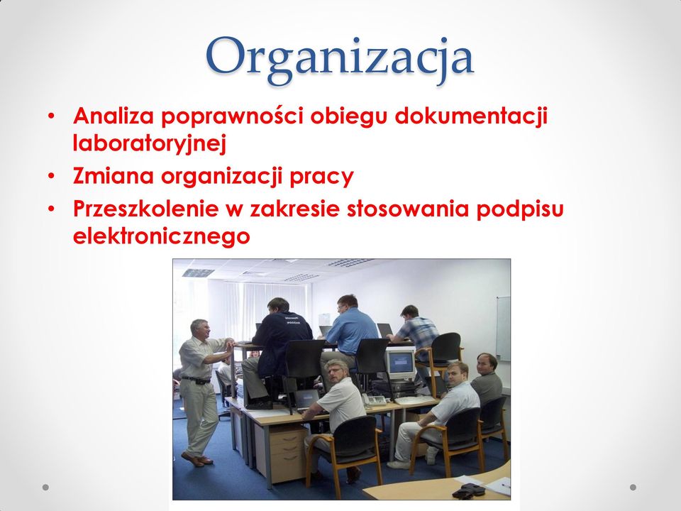 Zmiana organizacji pracy