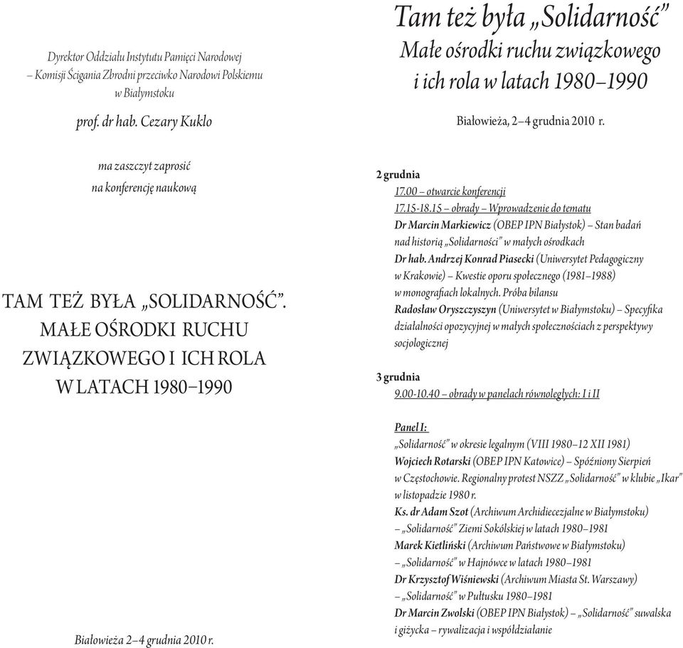 w okresie Cezary 1980 1981 Kuklo Przemysław Zwiernik (OBEP IPN Poznań) Solidarność w Jarocinie w latach ma 1980 1981.