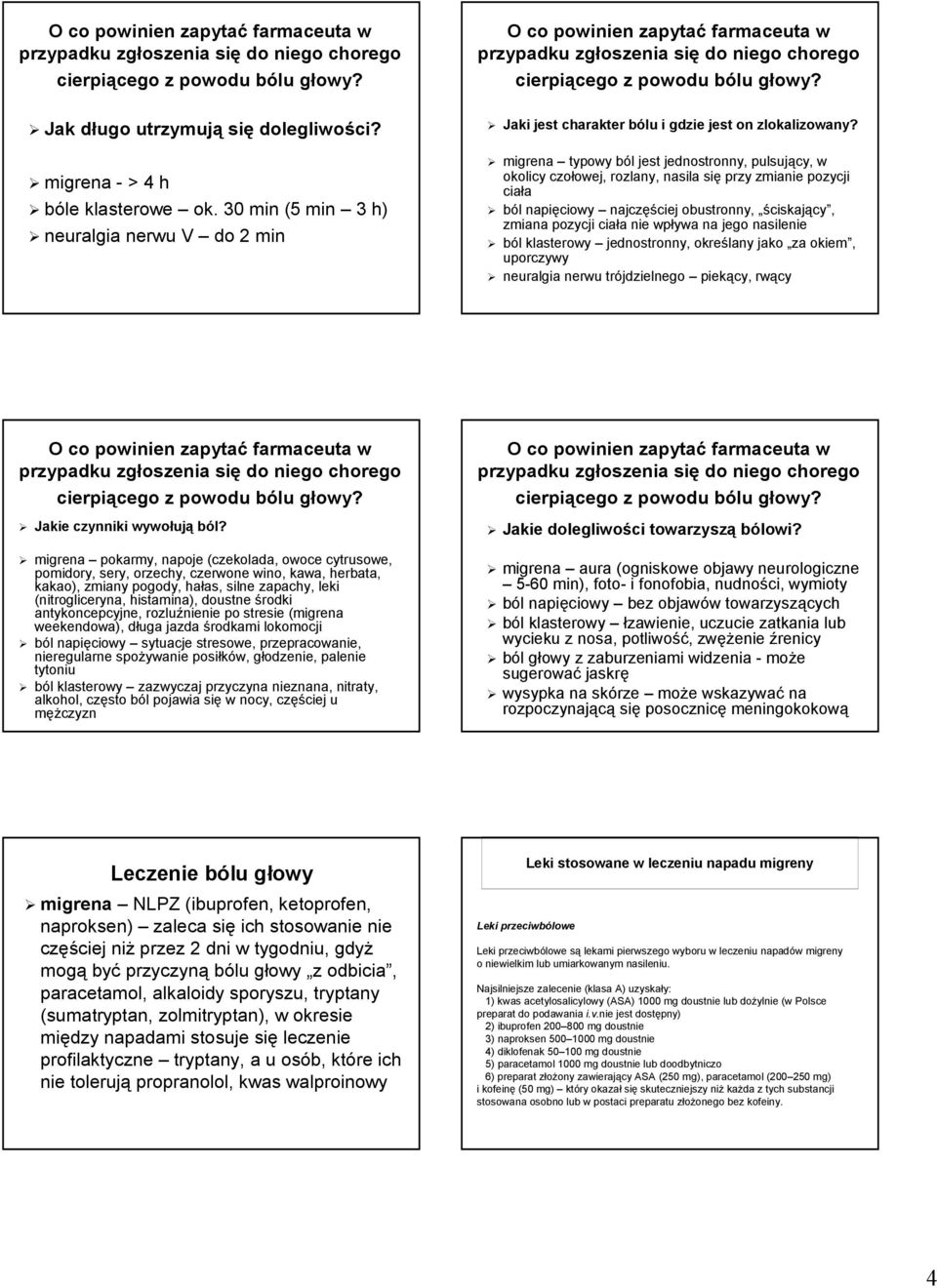 na jego nasilenie ból klasterowy jednostronny, określany jako za okiem, uporczywy neuralgia nerwu trójdzielnego piekący, rwący Jakie czynniki wywołują ból?