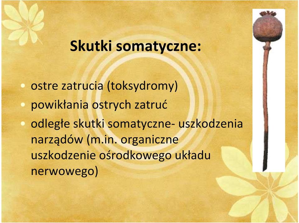 odległe skutki somatyczne-uszkodzenia