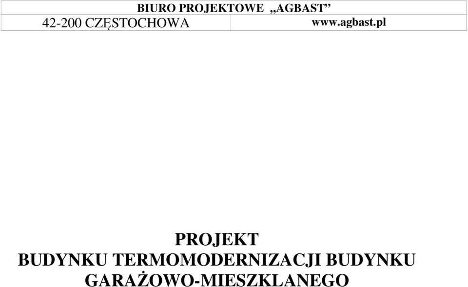 pl PROJEKT BUDYNKU