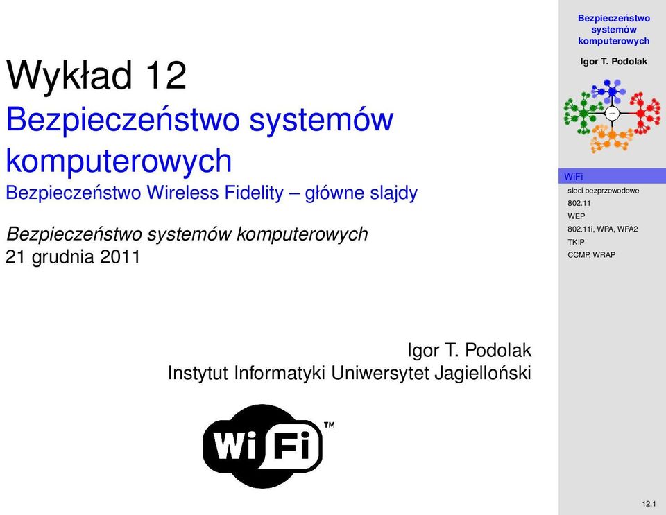 i, WPA, WPA2 Instytut