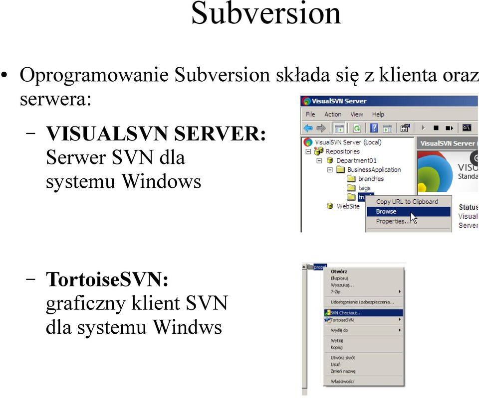 SERVER: Serwer SVN dla systemu Windows