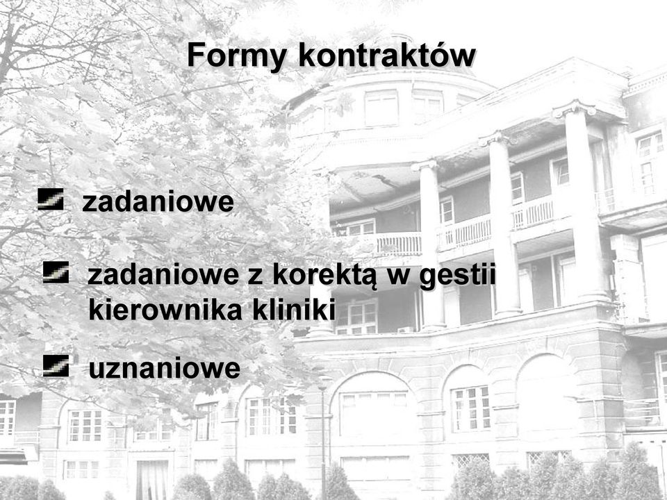 z korektą w gestii