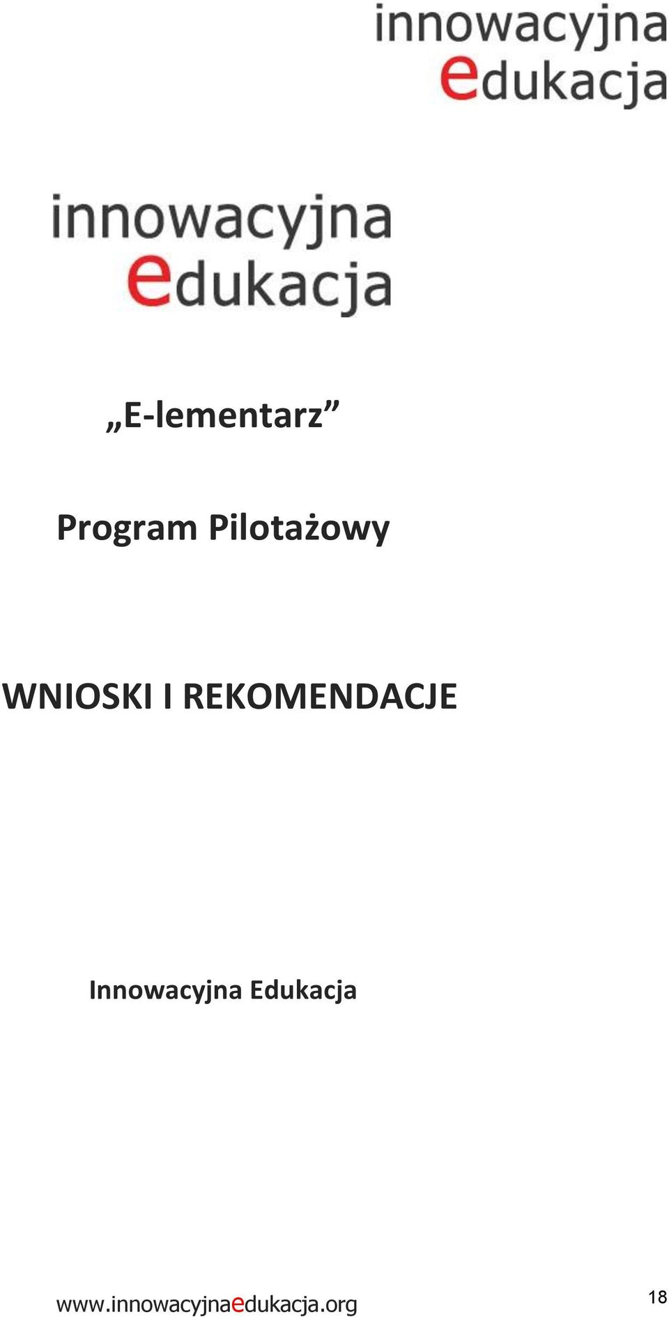 REKOMENDACJE Innwacyjna