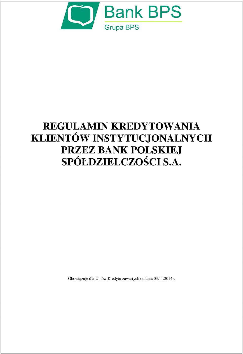 SPÓŁDZIELCZOŚCI S.A.