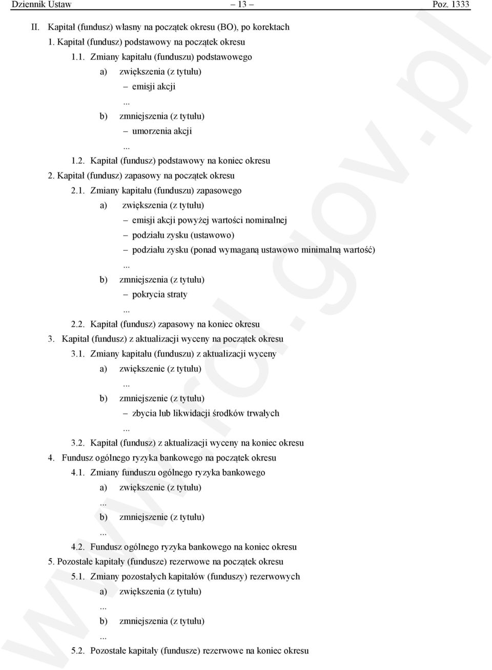 Zmiany kapitału (funduszu) zapasowego a) zwiększenia (z tytułu) emisji akcji powyżej wartości nominalnej podziału zysku (ustawowo) podziału zysku (ponad wymaganą ustawowo minimalną wartość) b)