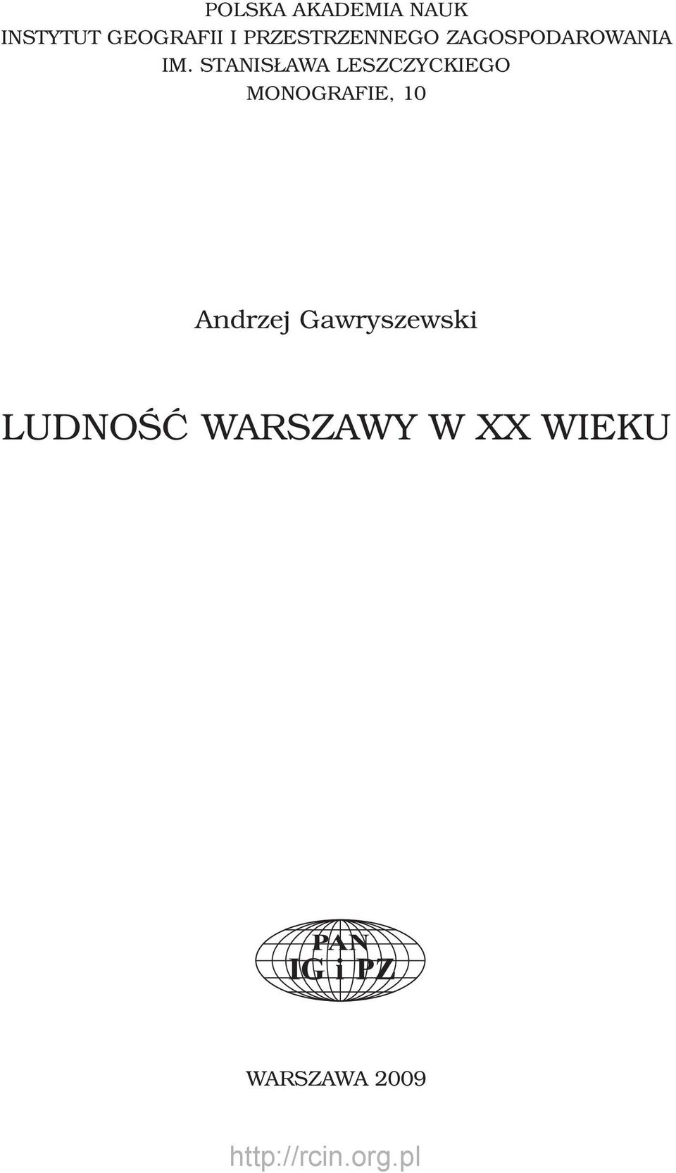 STANISŁAWA LESZCZYCKIEGO MONOGRAFIE, 10