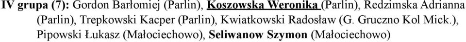 Kacper (Parlin), Kwiatkowski Rados#aw (G. Gruczno Kol Mick.