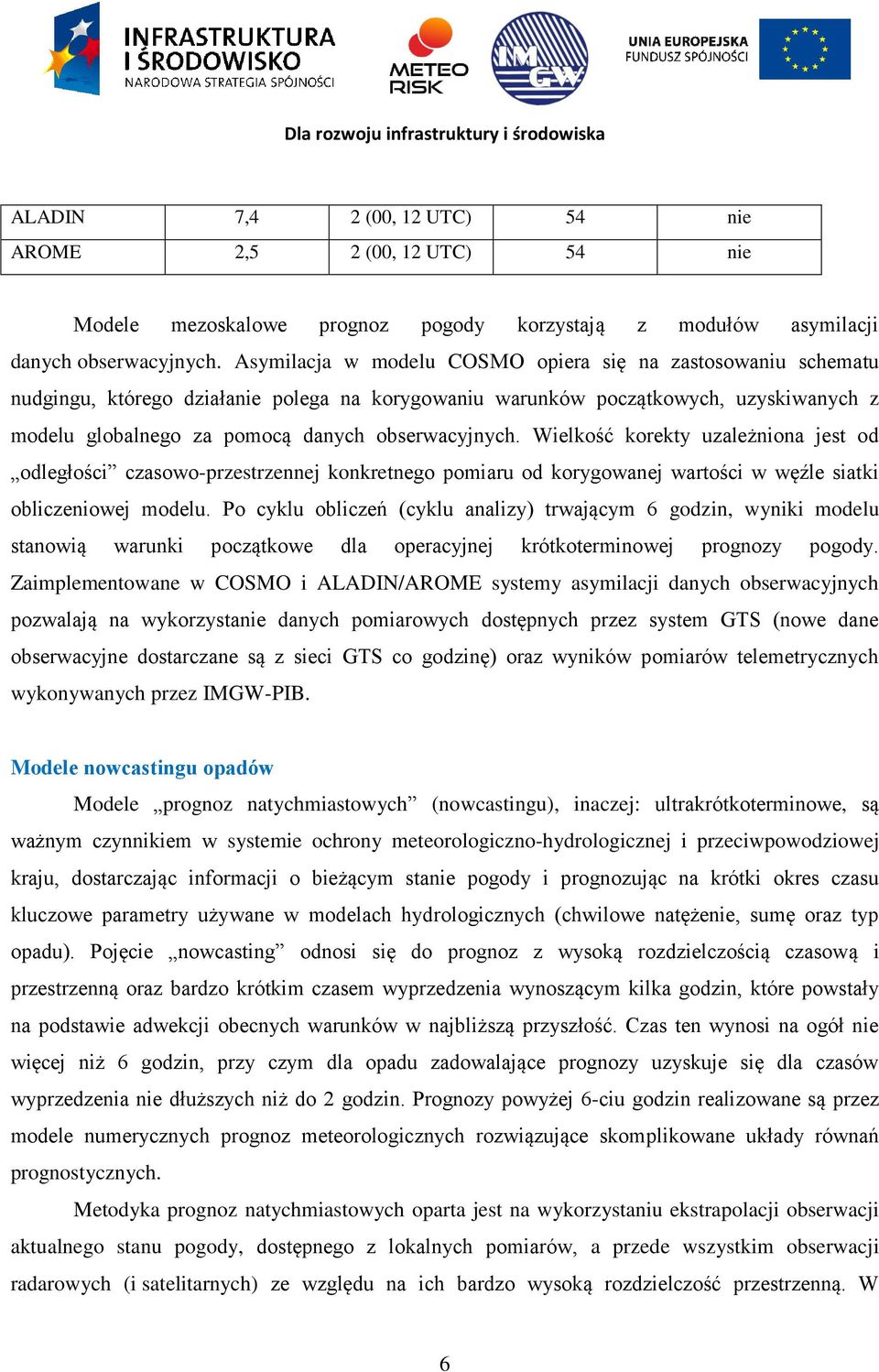 Wielkość korekty uzależniona jest od odległości czasowo-przestrzennej konkretnego pomiaru od korygowanej wartości w węźle siatki obliczeniowej modelu.