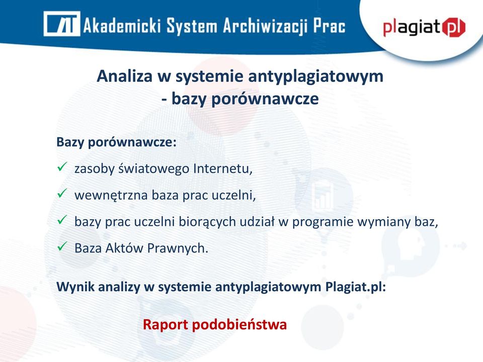 uczelni, bazy prac uczelni biorących udział w programie wymiany baz,