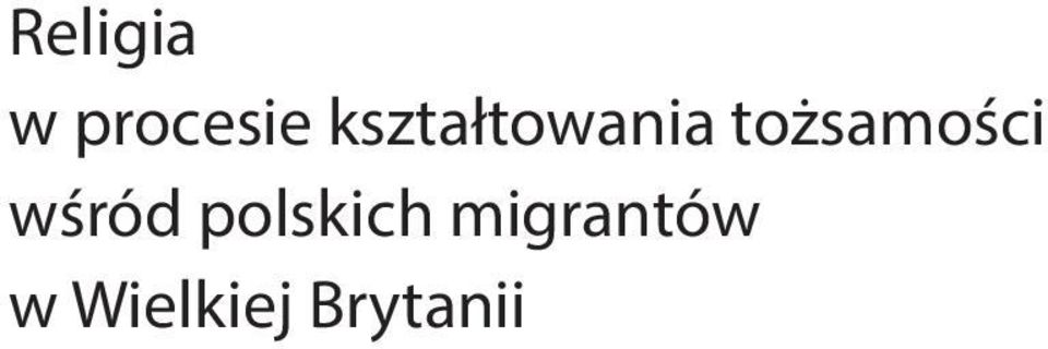 tożsamości wśród