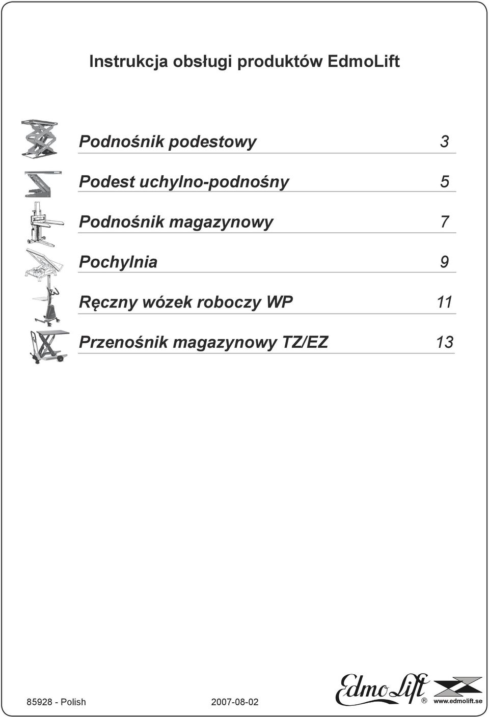 magazynowy Pochylnia Ręczny wózek roboczy WP