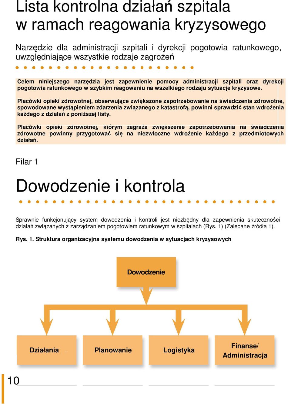 Placówki opieki zdrowotnej, obserwujące zwiększone zapotrzebowanie na świadczenia zdrowotne, spowodowane wystąpieniem zdarzenia związanego z katastrofą, powinni sprawdzić stan wdrożenia każdego z