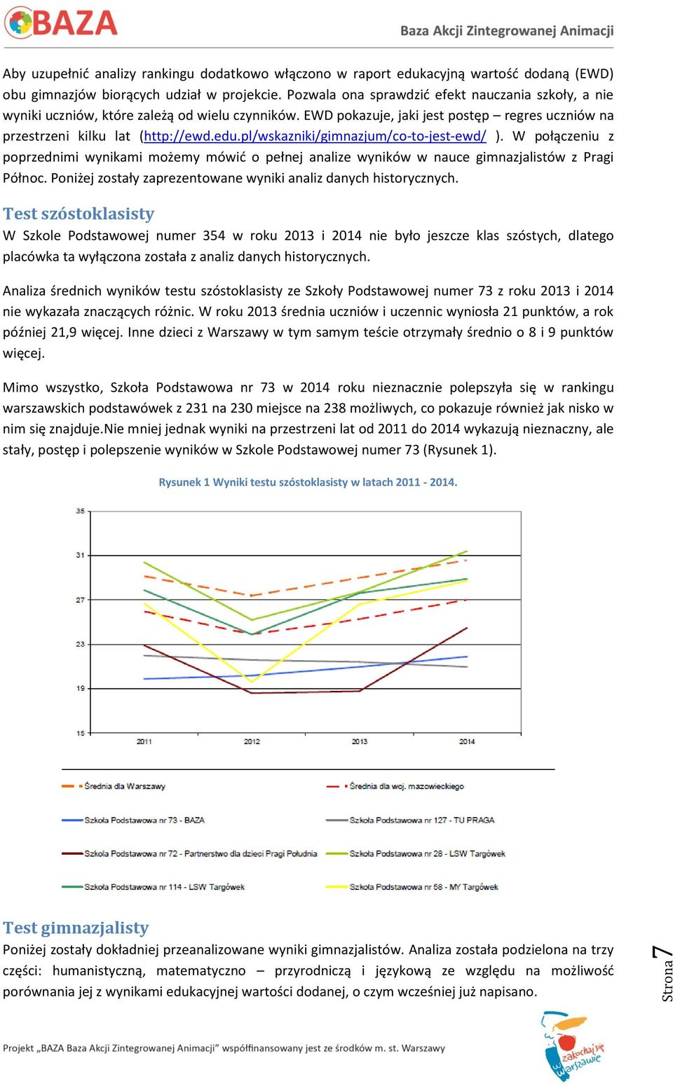 pl/wskazniki/gimnazjum/co-to-jest-ewd/ ). W połączeniu z poprzednimi wynikami możemy mówid o pełnej analize wyników w nauce gimnazjalistów z Pragi Północ.