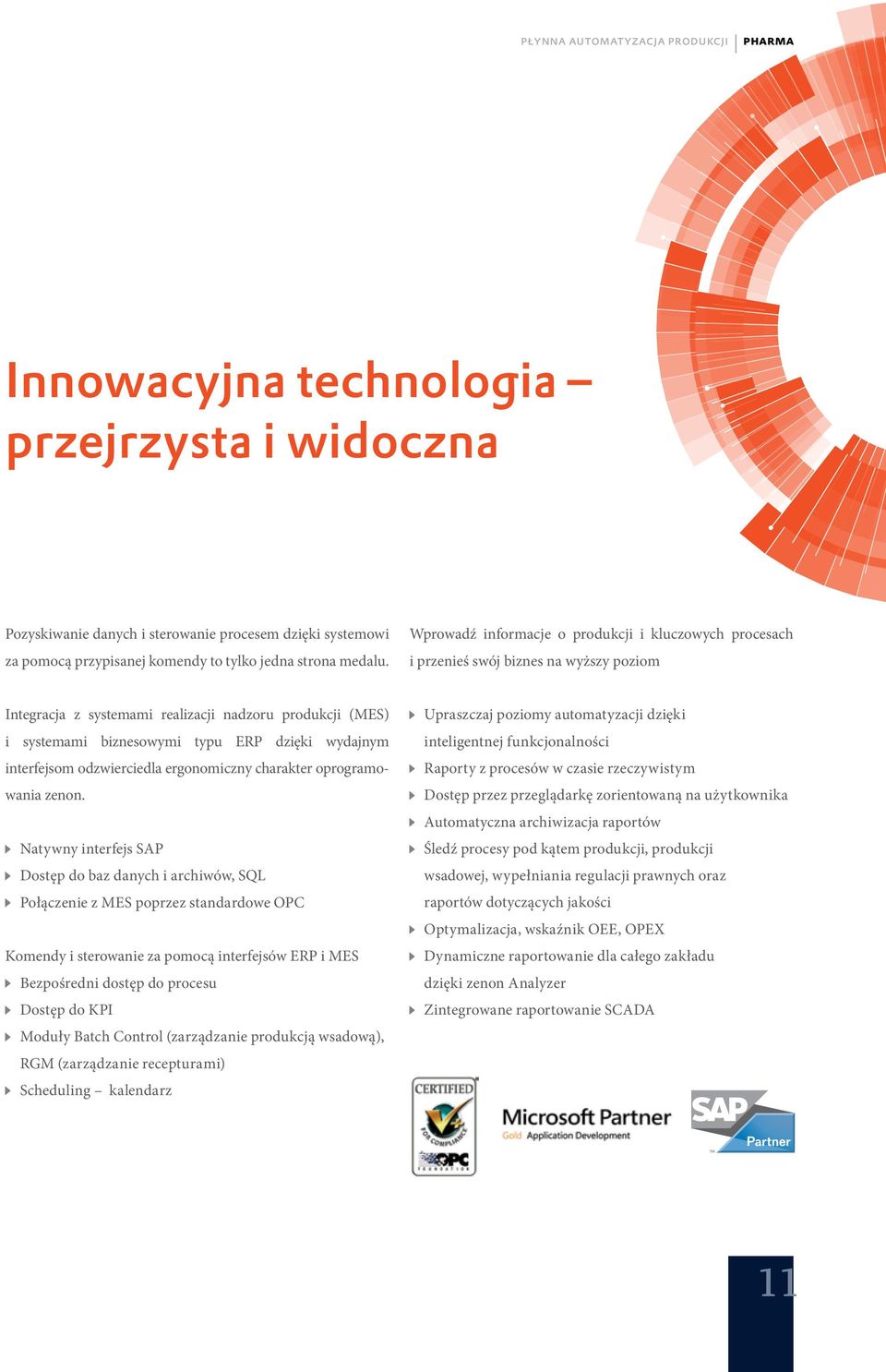 Wprowadź informacje o produkcji i kluczowych procesach i przenieś swój biznes na wyższy poziom Integracja z systemami realizacji nadzoru produkcji (MES) i systemami biznesowymi typu ERP dzięki