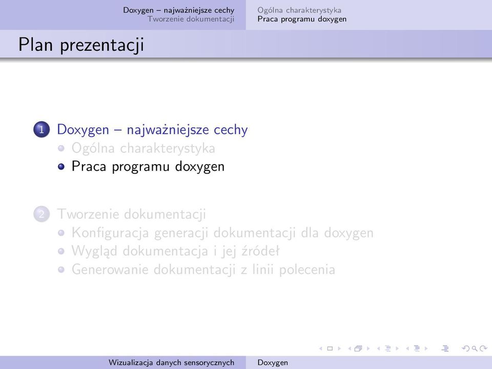 doxygen 1 najważniejsze cechy 