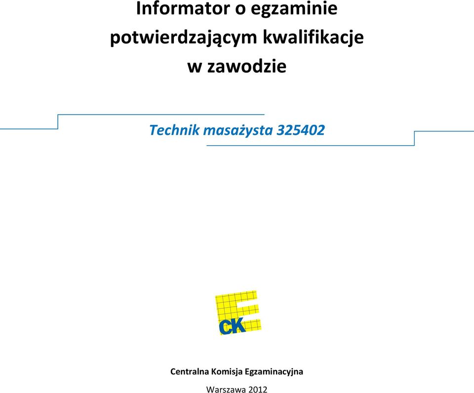 zawodzie Technik masażysta 325402