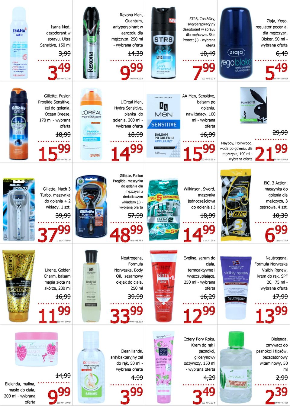 98 zł Gillette, Fusion AA Men, Sensitive, Proglide Sensitive, L'Oreal Men, balsam po żel do golenia, Hydra Sensitive, goleniu, Ocean Breeze, pianka do nawilżający, 100 170 golenia, 200 ml - 18,99