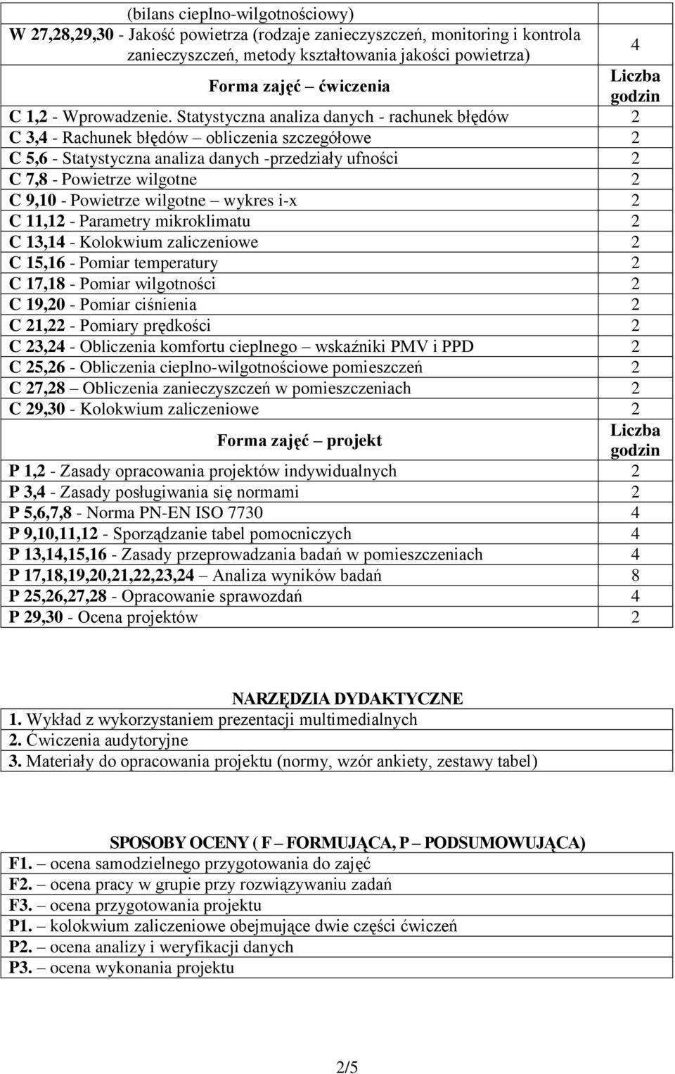 Statystyczna analiza danych - rachunek błędów 2 C 3,4 - Rachunek błędów obliczenia szczegółowe 2 C 5,6 - Statystyczna analiza danych -przedziały ufności 2 C 7,8 - Powietrze wilgotne 2 C 9,10 -