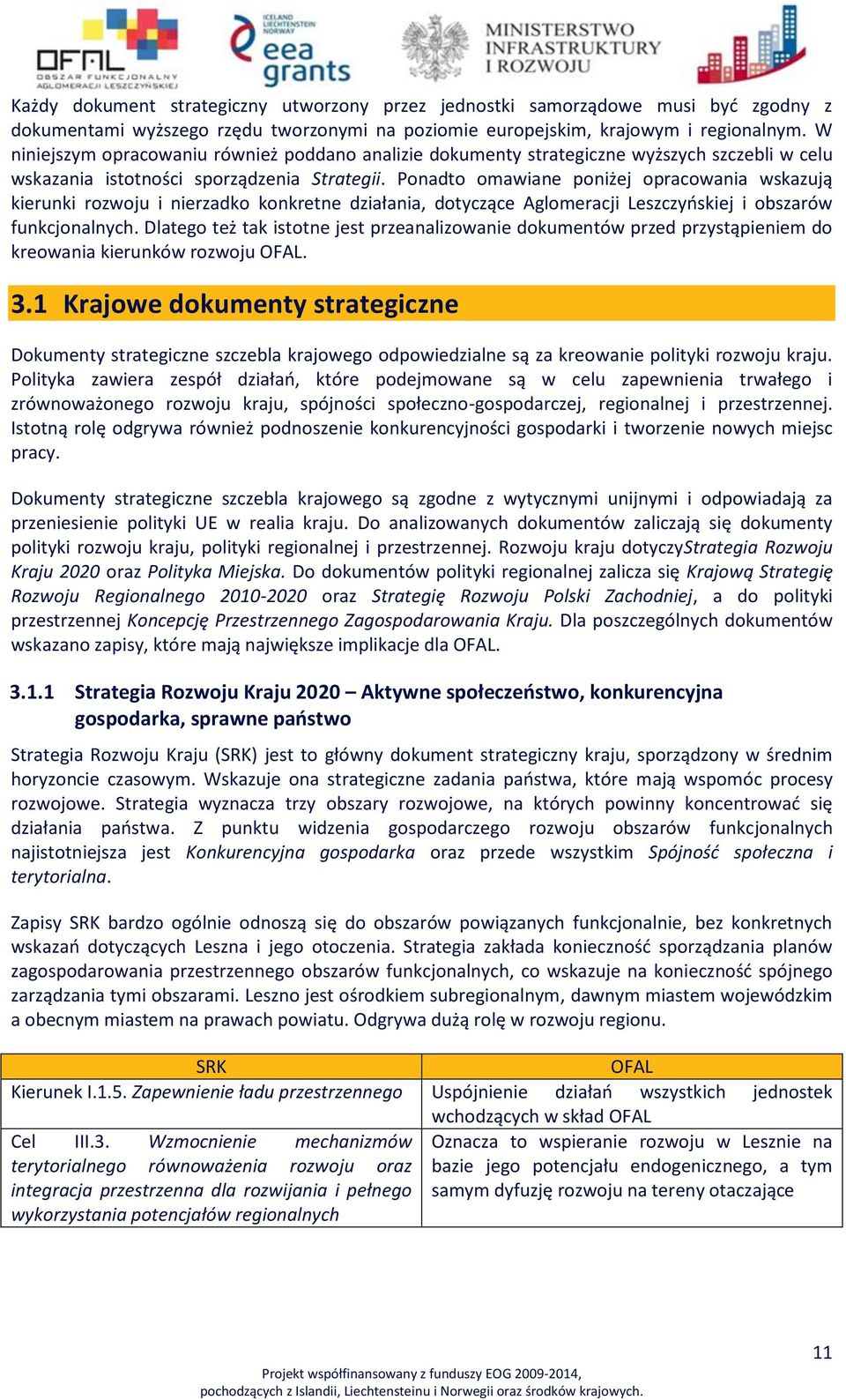 Ponadto omawiane poniżej opracowania wskazują kierunki rozwoju i nierzadko konkretne działania, dotyczące Aglomeracji Leszczyńskiej i obszarów funkcjonalnych.