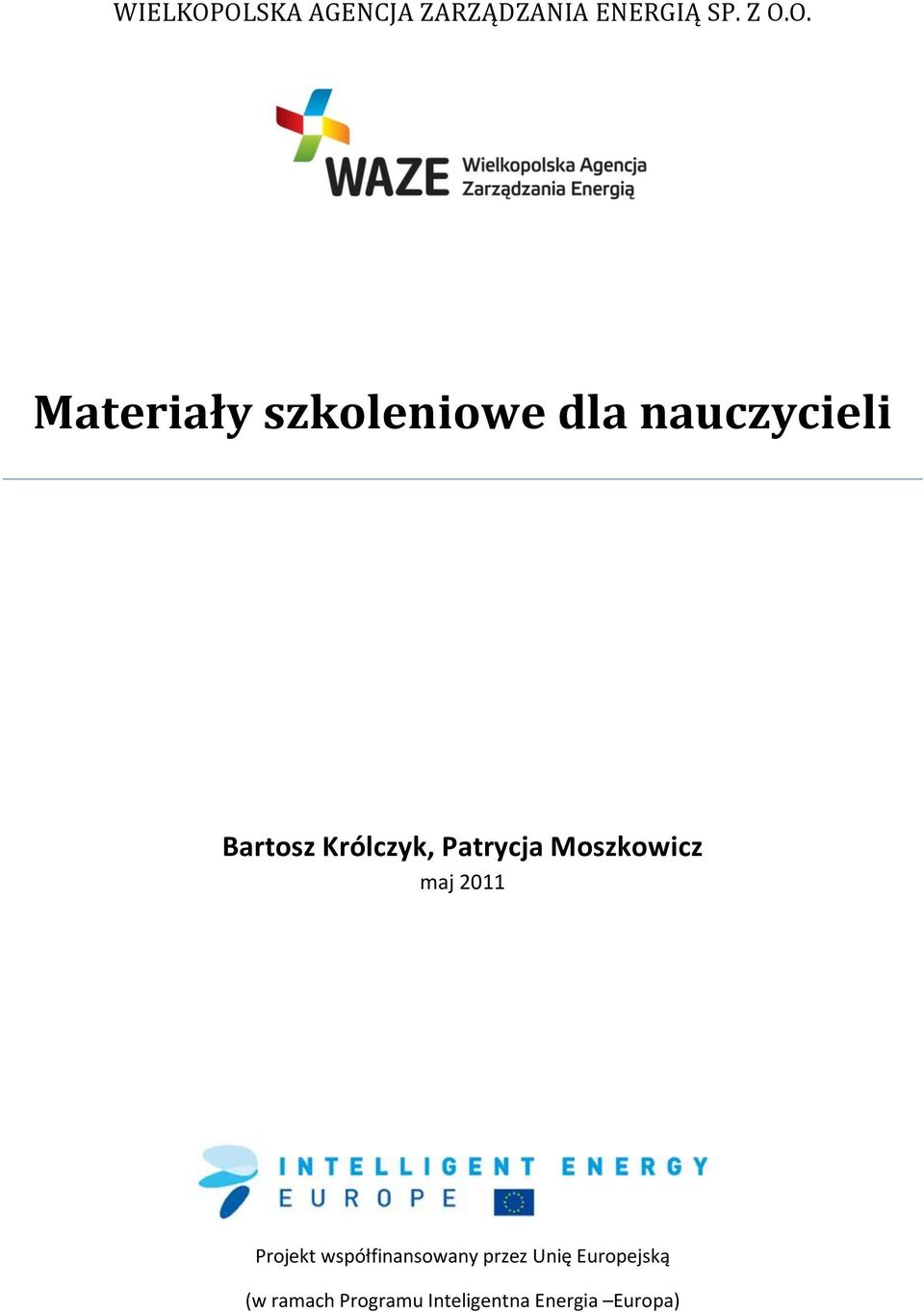 szkoleniowe dla nauczycieli Bartosz Królczyk, Patrycja