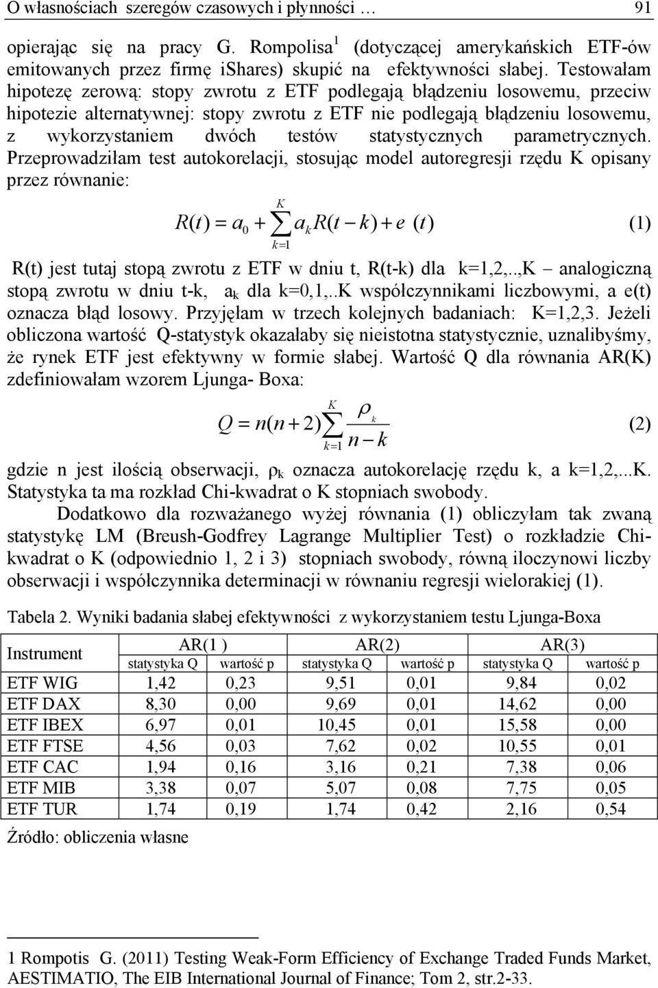 statystycznych parametrycznych.