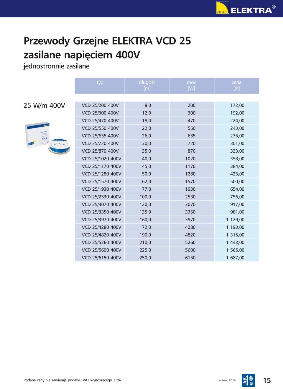 400V 77,0 1930 VCD 5/530 400V 100,0 530 VCD 5/3070 400V 10,0 3070 VCD 5/3350 400V 135,0 3350 VCD 5/3970 400V 160,0 3970 VCD 5/480 400V 17,0 480 VCD 5/480 400V 190,0 480 VCD 5/560 400V 10,0 560 VCD