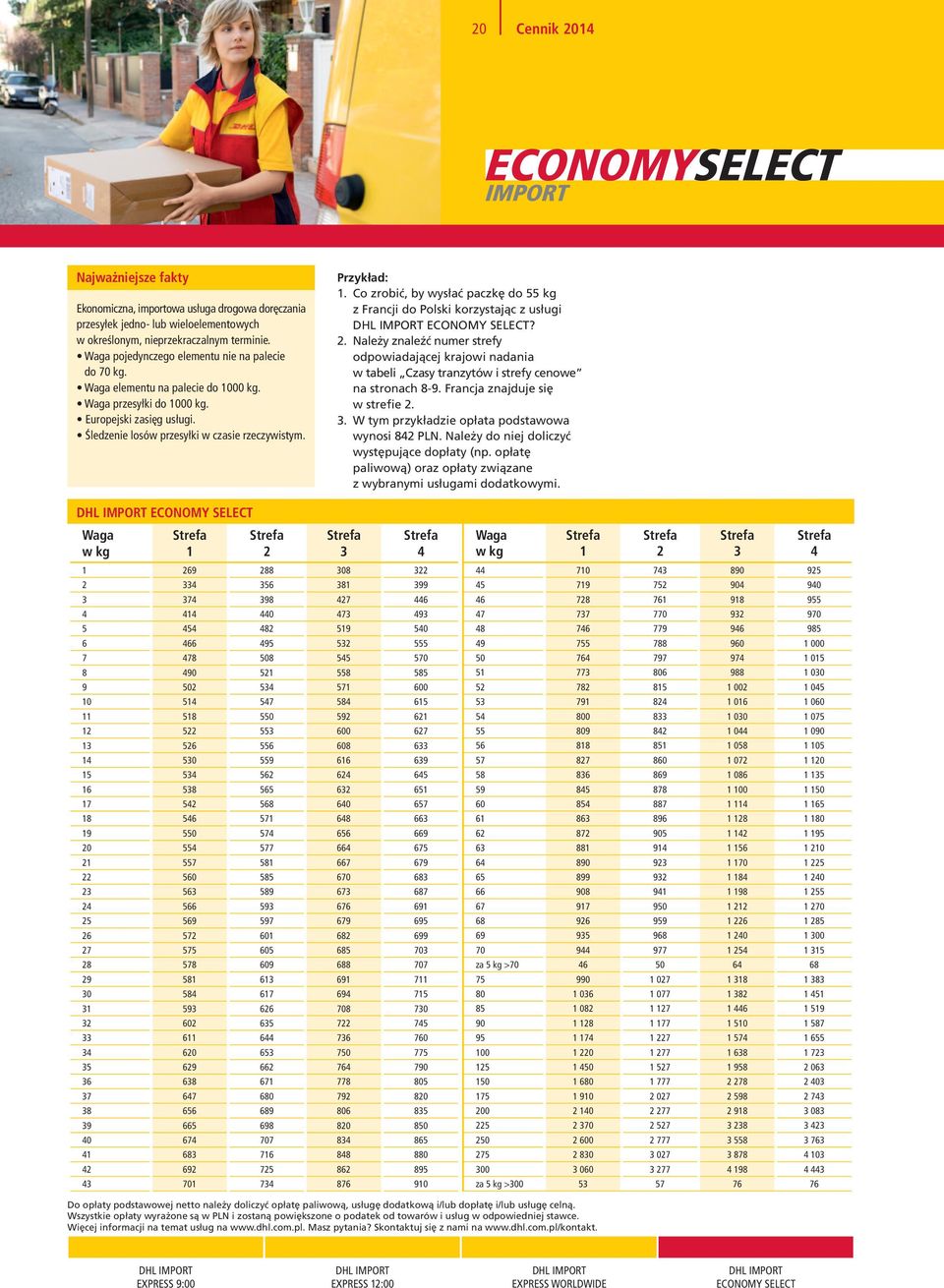 . Co zrobiç, by wysłaç paczk do kg z Francji do Polski korzystajàc z usługi ECONOMY SELECT?