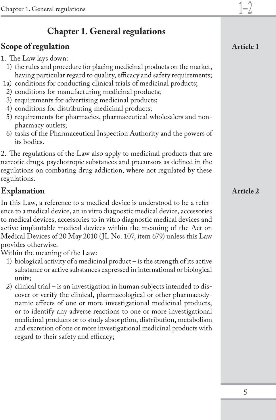 clinical trials of medicinal products; 2) conditions for manufacturing medicinal products; 3) requirements for advertising medicinal products; 4) conditions for distributing medicinal products; 5)