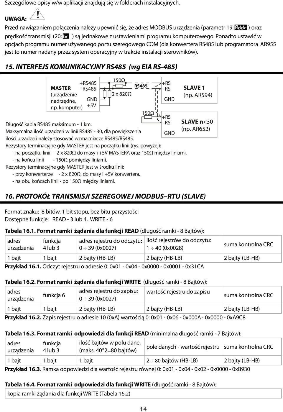 Ponadto ustawić w opcjach programu numer używanego portu szeregowego COM (dla konwertera RS485 lub programatora AR955 jest to numer nadany przez system operacyjny w trakcie instalacji sterowników).