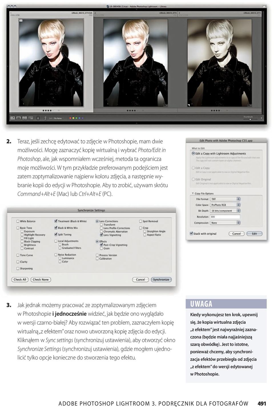 W tym przykładzie preferowanym podejściem jest zatem zoptymalizowanie najpierw koloru zdjęcia, a następnie wybranie kopii do edycji w Photoshopie.