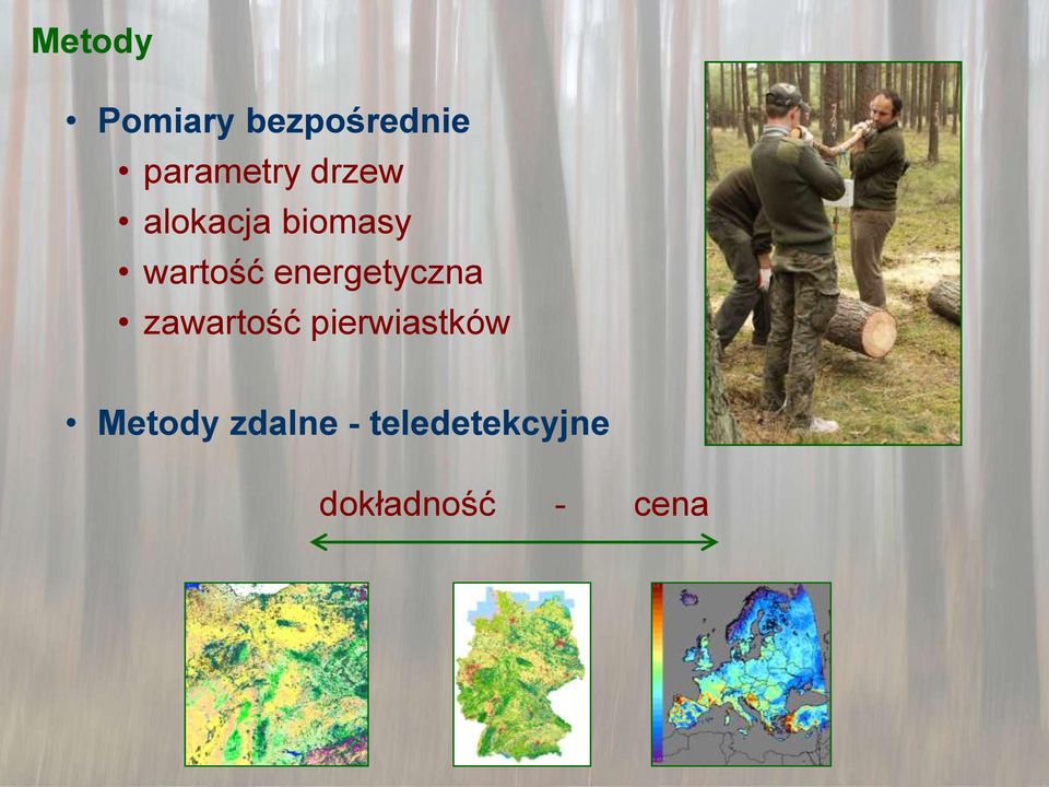 energetyczna zawartość pierwiastków