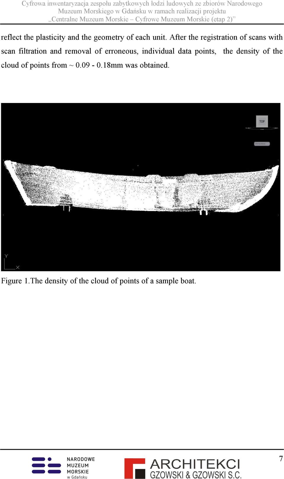 erroneous, individual data points, the density of the cloud of points