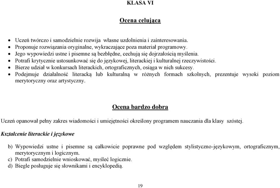 Bierze udział w konkursach literackich, ortograficznych, osiąga w nich sukcesy.