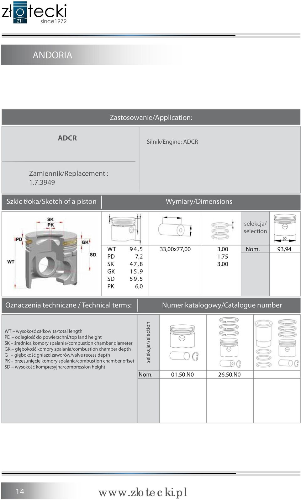 SD 59,5 PK 6,0 33,00x77,00 3,00 1,75