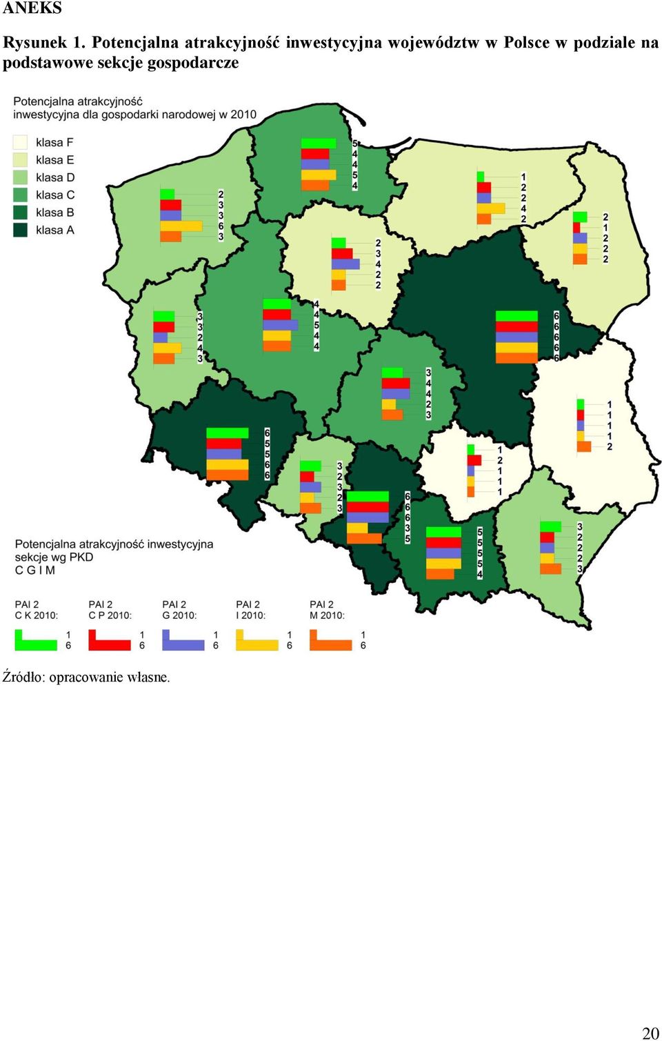 województw w Polsce w podziale na