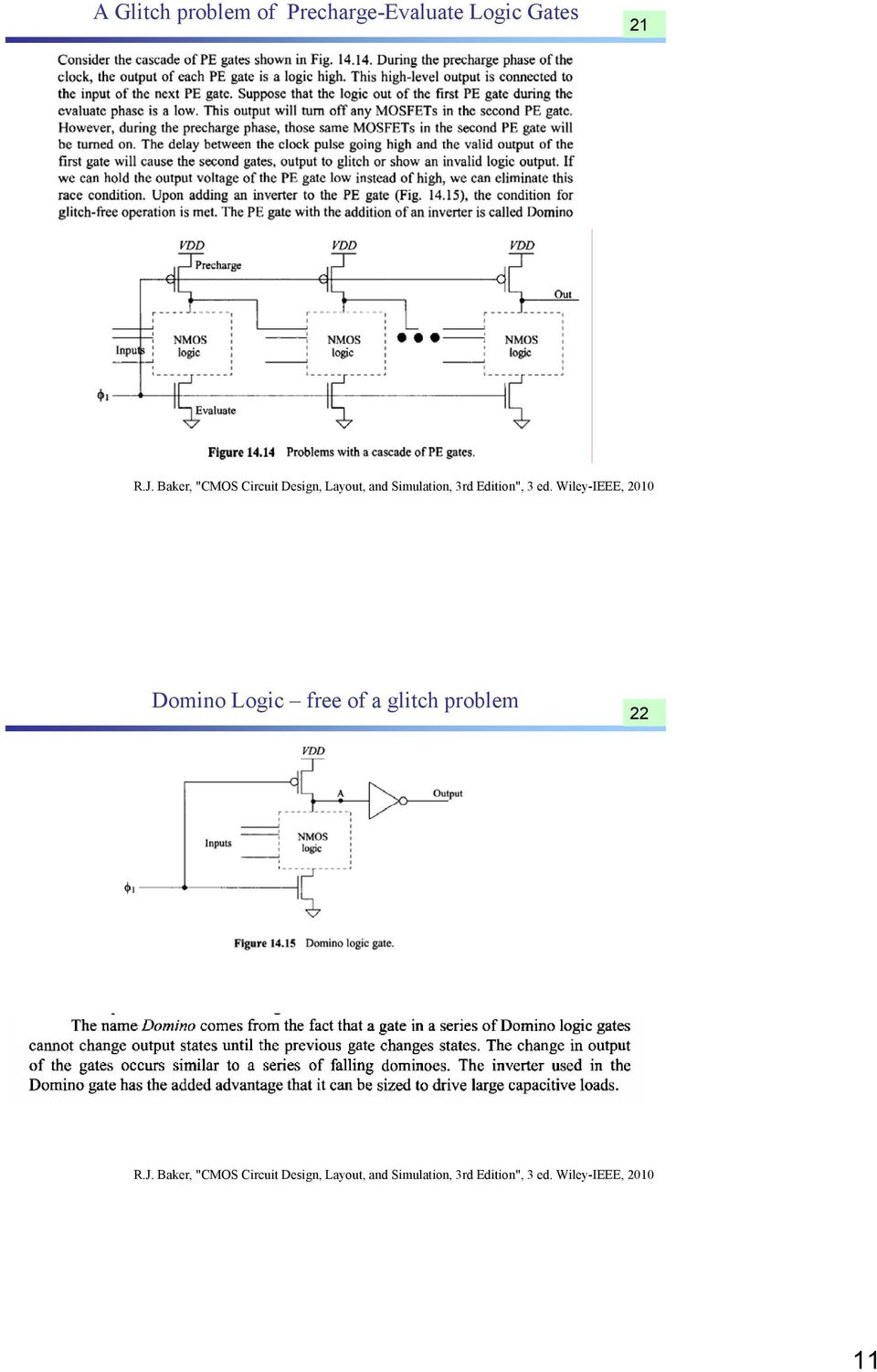 Gates 21 Domino Logic