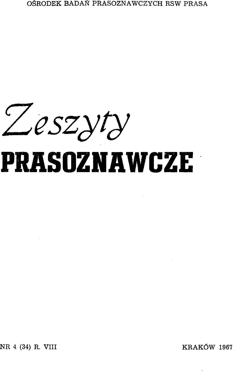 PRASA Zeszyty