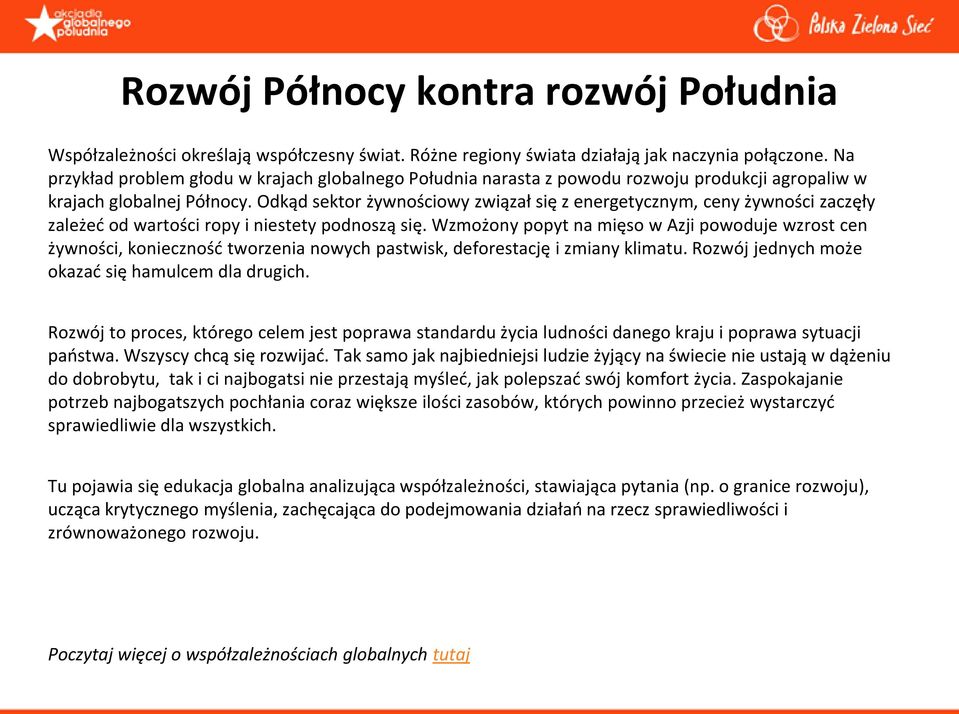 Odkąd sektor żywnościowy związał się z energetycznym, ceny żywności zaczęły zależed od wartości ropy i niestety podnoszą się.