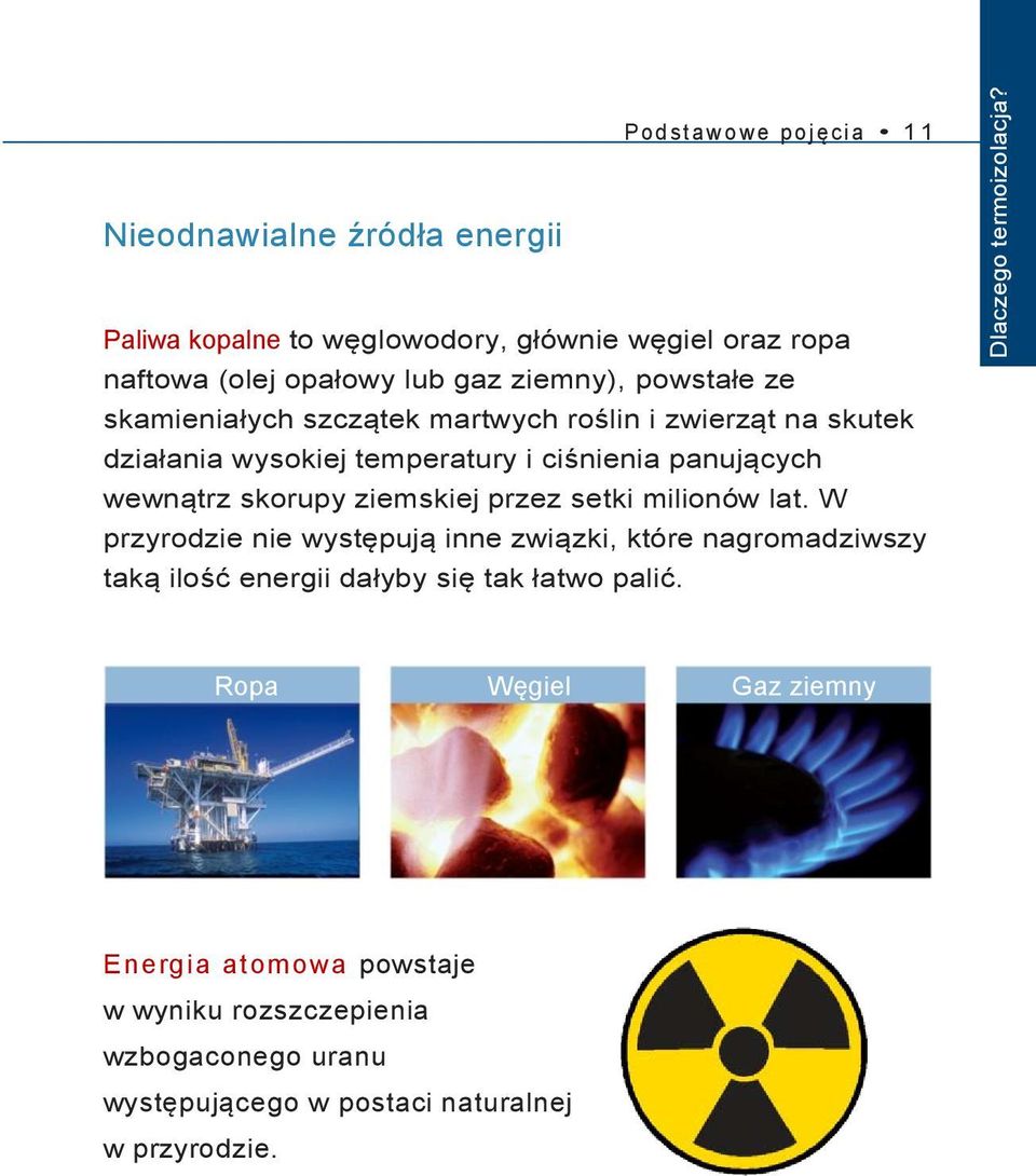 ziemny), powstałe ze skamieniałych szczątek martwych roślin i zwierząt na skutek działania wysokiej temperatury i ciśnienia panujących wewnątrz skorupy