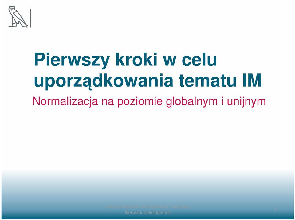 globalnym i unijnym Partner Relations