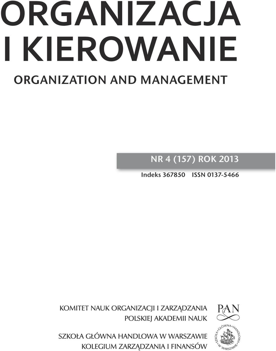 MANAGEMENT NR 4 (157) ROK