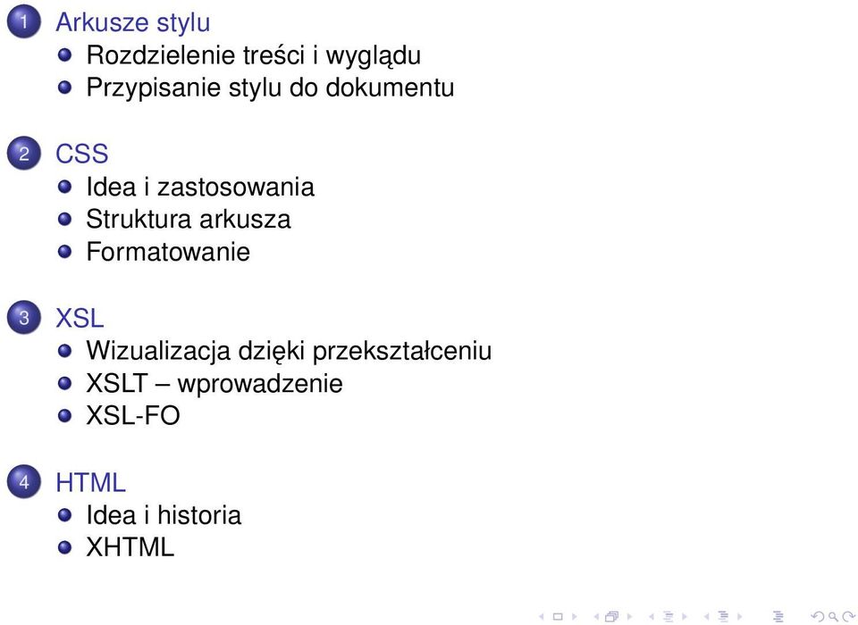 arkusza Formatowanie 3 XSL Wizualizacja dzięki