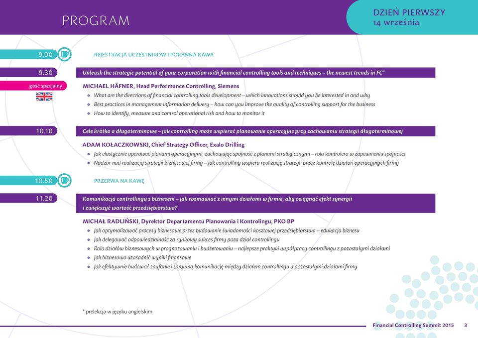 What are the directions of financial controlling tools development which innovations should you be interested in and why Best practices in management information delivery how can you improve the