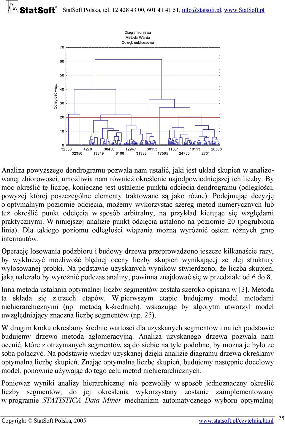 zbiorowości, umożliwia nam również określenie najodpowiedniejszej ich liczby.